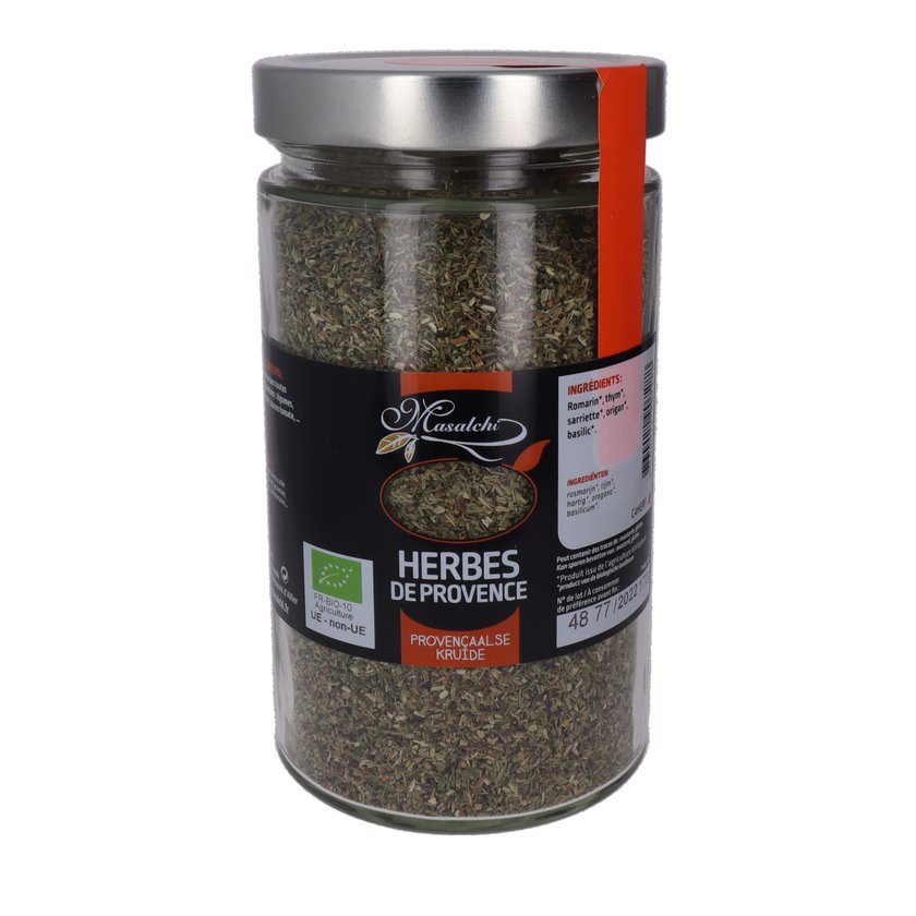 Herbes de Provence bio* - Flocon - Pot verre 720 ml 170 g épice bio
