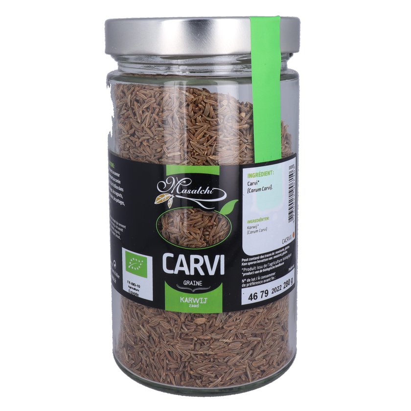 Carvi bio* - Entier(e) - Pot verre 720 ml 280 g épice bio
