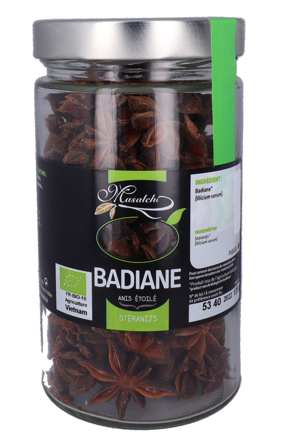 Anis étoilé Badiane Bio - Illicium verum - Fruit entier - Sachet Vrac 50g